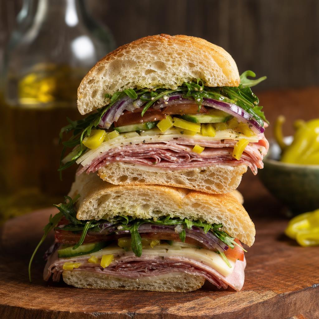 Sicilian Italian sandwich